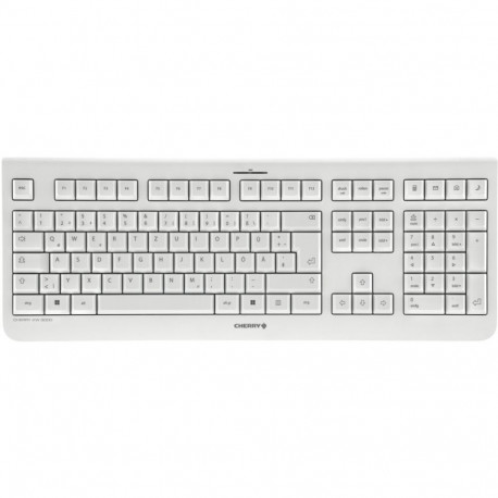 "Cherry Keyboard KW 3000 Wireless [DE] pale grey"