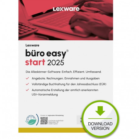"Lexware Büro Easy Start 2025 - 1 Device, 1 Year - ESD-DownloadESD"
