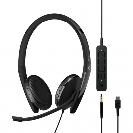 "EPOS ADAPT 165 USB-C II Stereo Headset inkl. 3.5mm Klinkenstecker Inline Call Control"