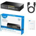 "8P Cudy GS1010P RM PoE+"