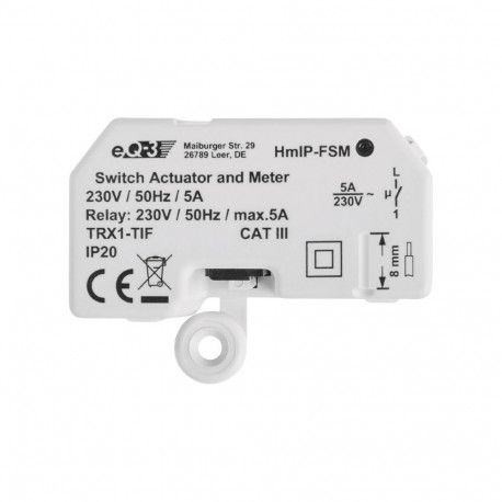 "Homematic IP Schalt-Mess-Aktor - Unterputz"