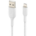 "Belkin Lightning Lade/Sync Kabel ummantelt mfi 1m weiß"