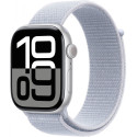 "APPLE Watch Series 10 GPS + Cellular 46mm Silver Aluminium Case with Blue Cloud Sport Loop"