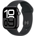 "APPLE Watch Series 10 GPS 42mm Jet Black Aluminium Case with Black Sport Band - M/L"
