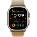 "APPLE Watch Ultra 2 GPS + Cellular 49mm Natural Titanium Case with Tan Alpine Loop - Medium"