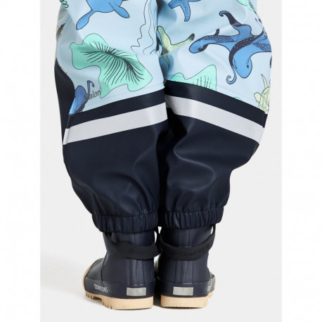 Vihmakomplekt Didriksons Waterman Print Kids 10 sinine/kirju - 100