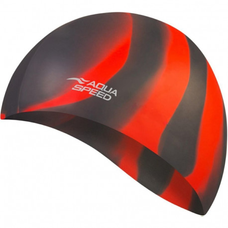 Ujumismüts Aqua Speed Bunt 38 must/punane