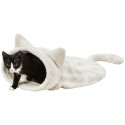Animal bed : Trixie Nelli cuddly sack, 34 × 23 × 55 cm, white|taupe