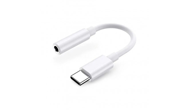 Samsung GP-TGU023AE DAC USB-C ja 3,5 mm minipesa adapter - valge
