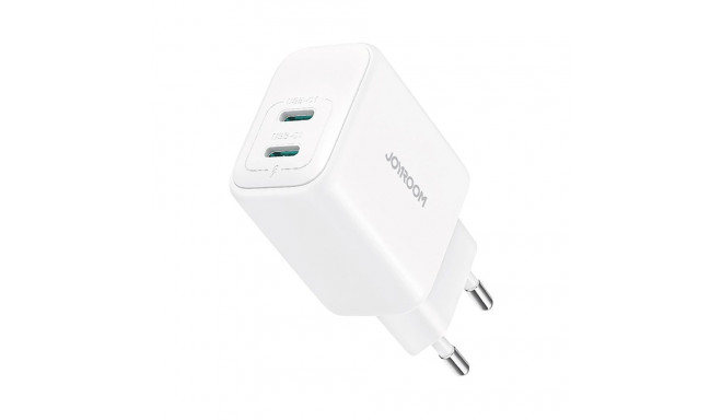 Joyroom JR-TCF12 võrgulaadija 2x USB-C 20W PD | QC 3.0 - valge