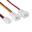 Adapter koos kaabliga Akyga AK-CA-52 3 pin (f) | 2x 3 pin (m) 2x 15cm
