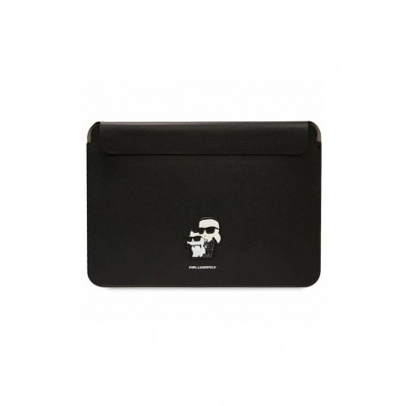 Karl Lagerfeld Sleeve KLCS16SAKCPMK 16 black|black Saffiano Karl&Choupette