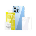 Baseus SuperCeramic Transparent Glass Case and Tempered Glass set for iPhone 14 Plus