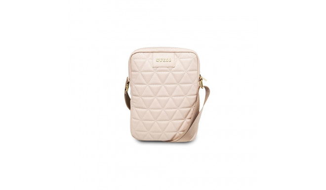 Guess Bag GUTB10QLPK 10" pink Quilted Tablet Bag