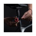 Wozinsky LED aizmugurējais velosipēda lukturis ar mikro USB sarkanā gaisma 5 režīmi melns (WRBLB2)