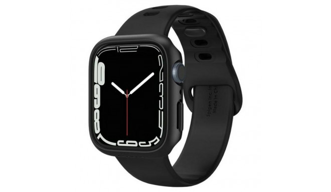 Spigen Thin Fit ümbris Apple Watch 7 | 8 45mm must