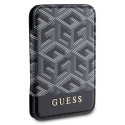Guess Wallet Card Slot GUWMSHGCFSEK MagSafe GCube stripe czarny|black