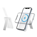 Forever MACS-100 magnetic wireless charging station with power bank white 5in1