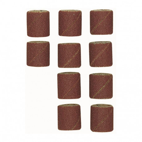Proxxon sanding bands set – 10 pcs, 14 mm diameter, 120 grit corundum for MICROMOT rotary tools