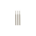 Tungsten vanadium drill bits, 1.0 mm, 3 pcs.
