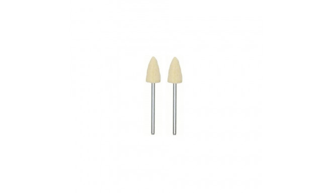 Proxxon bullet-shaped felt polishing bits – 2 pieces, high-quality felt, for metals glass porcelain 