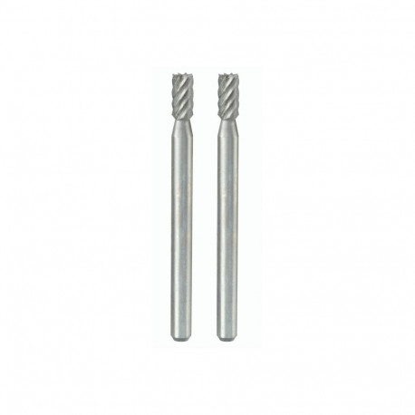 Proxxon 28722 milling bits – 2 cylindrical tungsten-vanadium bits, 3 mm diameter, durable precision 