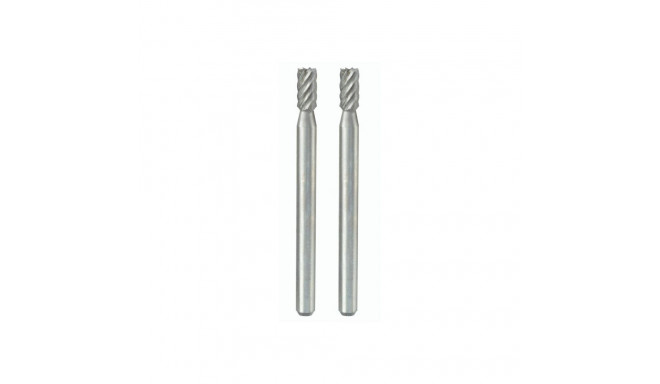 Proxxon 28722 milling bits – 2 cylindrical tungsten-vanadium bits, 3 mm diameter, durable precision 