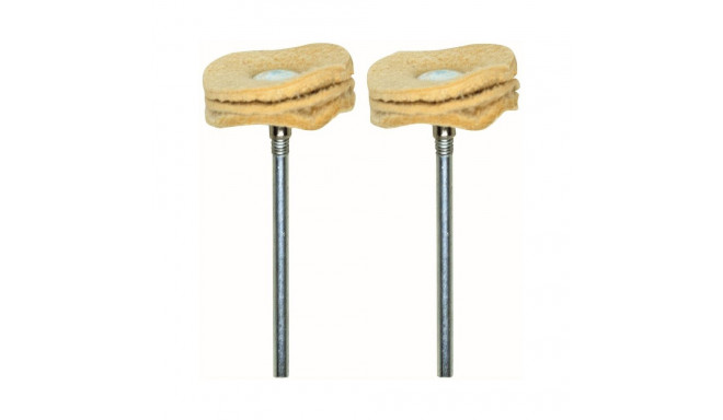 Poleerkettad seemisnahk ø 22 mm 2tk