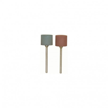 Proxxon silicon-carbide polishing bits – cylindrical, Ø 14 mm x 12 mm, 2.35 mm shank, pack of 2, MIC