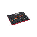Tool set 23pcs (screwdrivers, pliers, measuring tape, magnetic pick-up tool) in foam