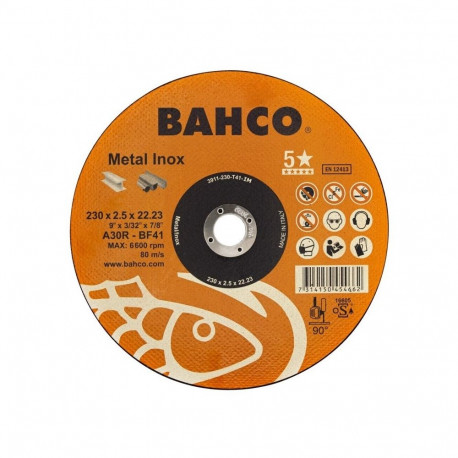 Cutting disc A46R INOX+Fe T41 115x1.6x22.23mm (50pcs)