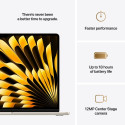 MacBook Air 15” Apple M4 10C CPU, 10C GPU/24GB/512GB SSD/Starlight/SWE