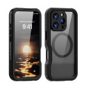 Waterproof case SHELLBOX GT compatible with MagSafe for IPHONE 16 Pro black