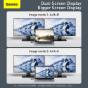 BASEUS HUB 9in1 Type C to 3x USB3.0 / HDMI / Typ C PD / RJ45 / microSD/SD / VGA CAHUB-CU0G