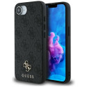 GUESS case for IPHONE 16e compatible with MagSafe GUHMPSE4P4SM4MK (PU 4G Small 4G and Classic) black