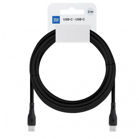 Cable USB C to USB C Blue Star 3A 60W ECO 2 m PJ73-14-3 black