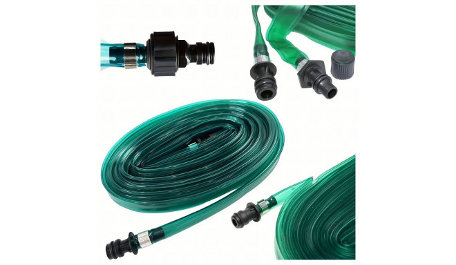 Garden hose sprinkler with quick connectors 3 m RC-K-1472 green