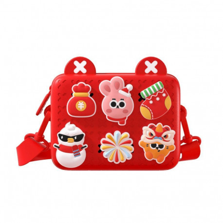 PICOCICI Kids Trendy Satchel K10 red