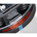 Bicycle saddle with built-in LED light FSBSD-232-1 black