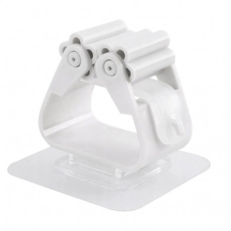 Wall-mounted broom mop holder self-adhesive RC-K-1153 white