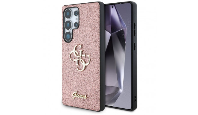 GUESS case for SAMSUNG S25 Ultra GUHCS25LHG4SGP (Fixed Glitter Big 4G) pink
