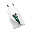 BASEUS wall charger Type C PD QC3.0 20W Super Si CCSUP-B02 white