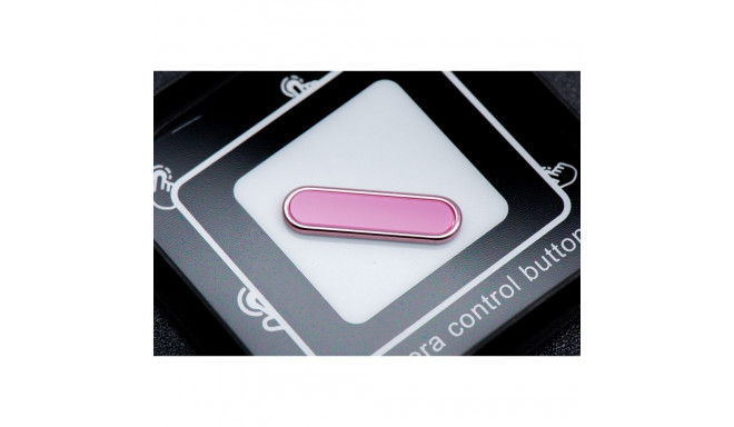 Camera Control active button fit for IPHONE 16 series case Drop Glue / Clear Mag Cover pink