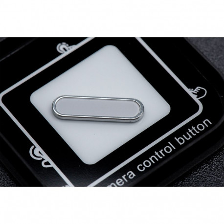Camera Control active button fit for IPHONE 16 series case Drop Glue / Clear Mag Cover silver