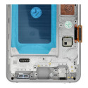 FixCell display LCD SAMSUNG S10 G973 with frame white (refub)