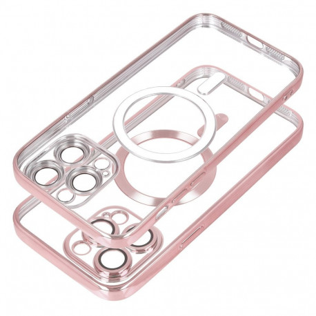 Case for Samsung A36 Electro Mag Cover compatible with MagSafe gold-rose