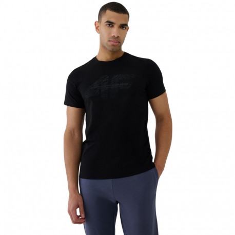 Koszulka męska 4F M2004 głęboka czerń 4FWSS25TTSHM2004 20S M