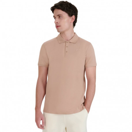 Koszulka męska polo 4F M407 beżowa 4FWSS25TPTSM407 83S XL