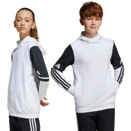 Bluza dla dzieci adidas Squadra 25 Sweat Hoody biała JD4807 140cm