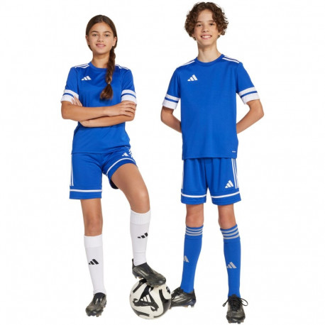 Spodenki dla dzieci adidas Squadra 25 niebieskie JN5455 140cm